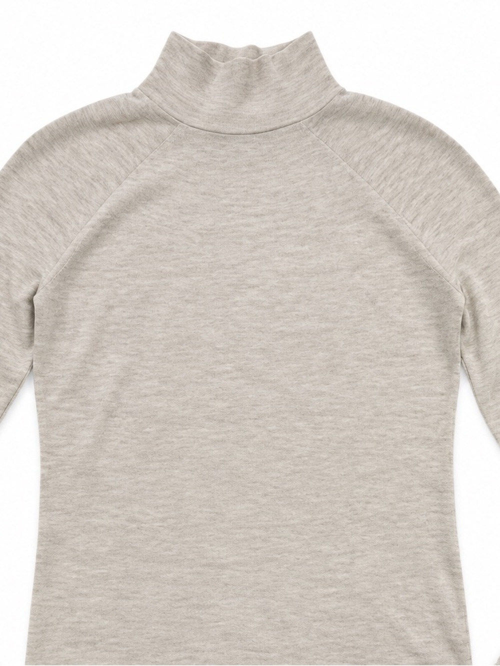Vince Wool Cashmere Blend Mock Neck Sweater – XS – Oatmeal Heather - Picture 4 of 6